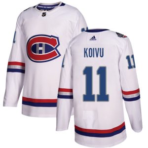 Lapsille NHL Montreal Canadiens Pelipaita Saku Koivu #11 Authentic Valkoinen 2017 100 Classic